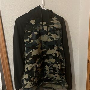 Nike Black and Camouflage Men's Sweater